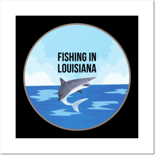 Fishing in Louisiana Posters and Art